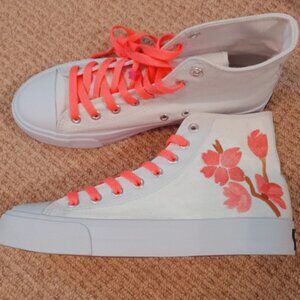 Floral sneakers